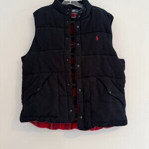Vintage Polo by Ralph Lauren Flannel Lined Puffer Vest